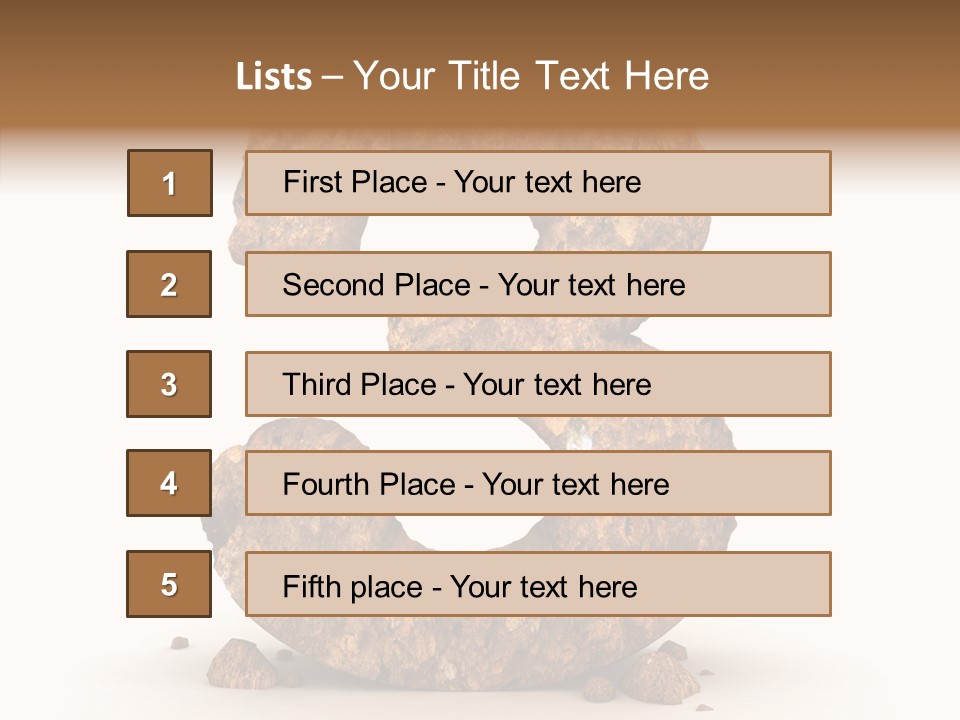 Education Background One PowerPoint Template