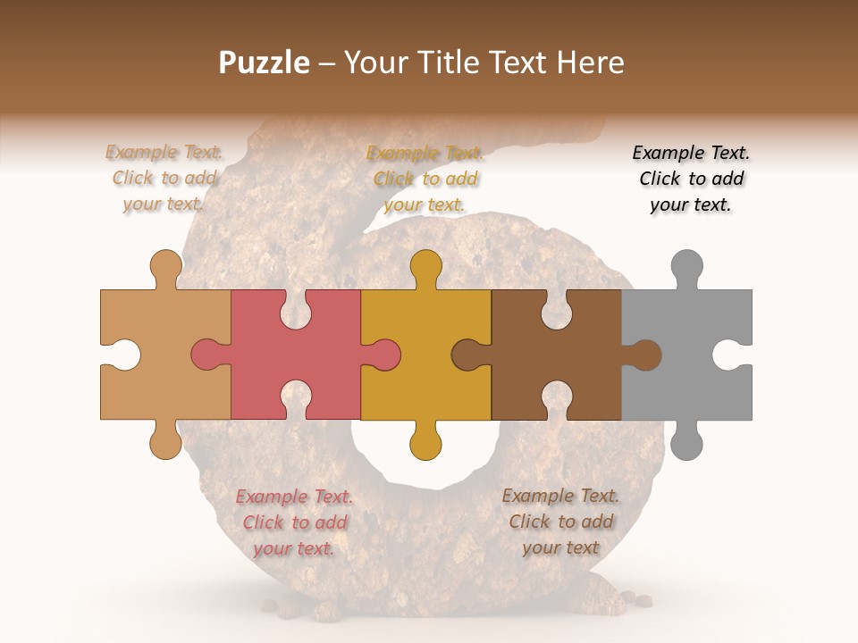 Text Dirty Five PowerPoint Template