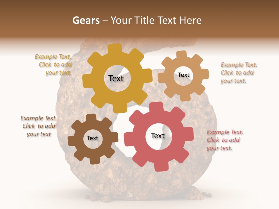 Text Dirty Five PowerPoint Template