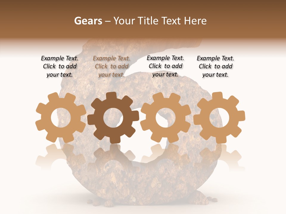 Text Dirty Five PowerPoint Template