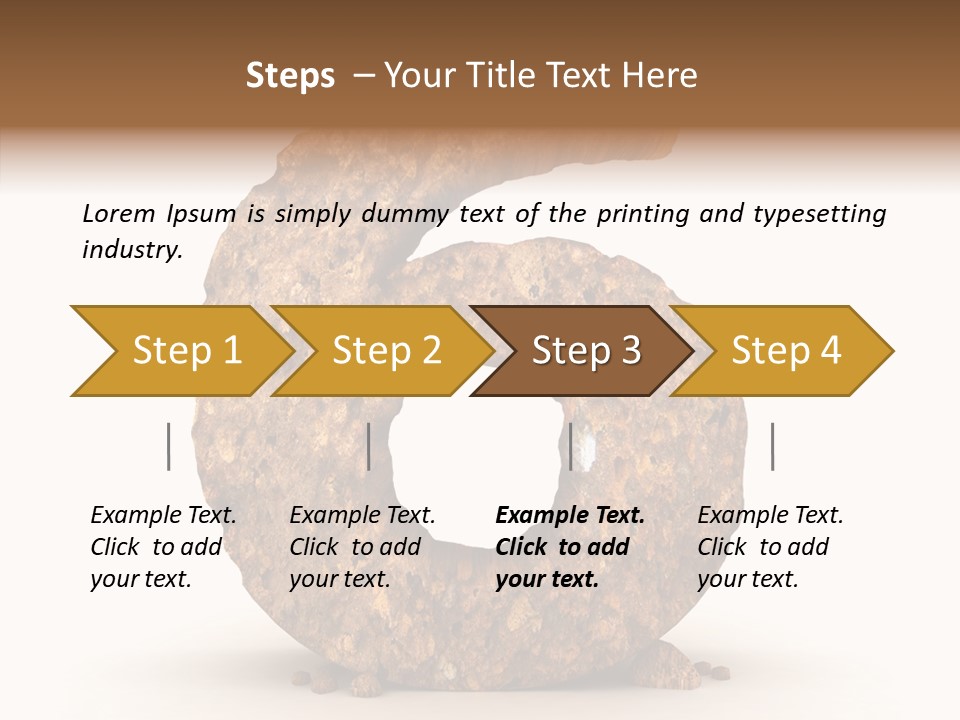 Text Dirty Five PowerPoint Template
