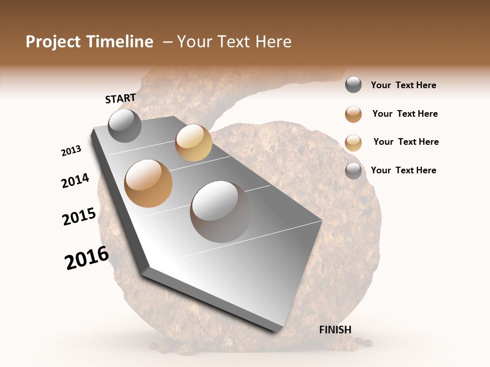 Text Dirty Five PowerPoint Template