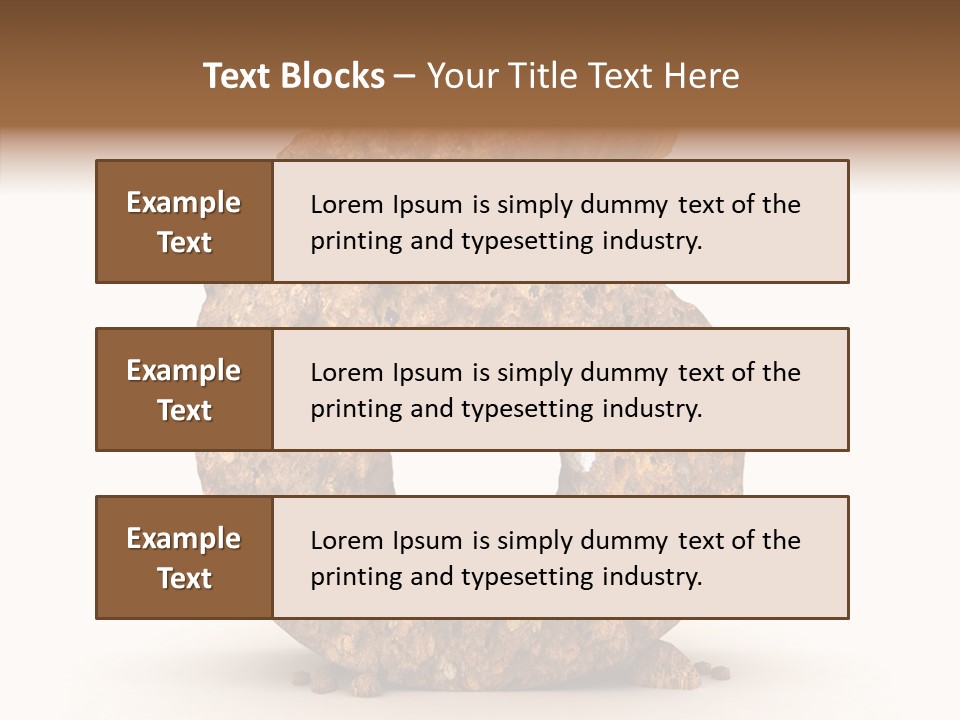 Text Dirty Five PowerPoint Template