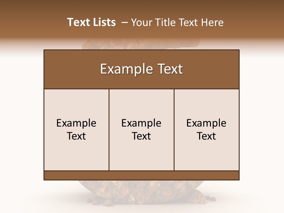 Text Dirty Five PowerPoint Template