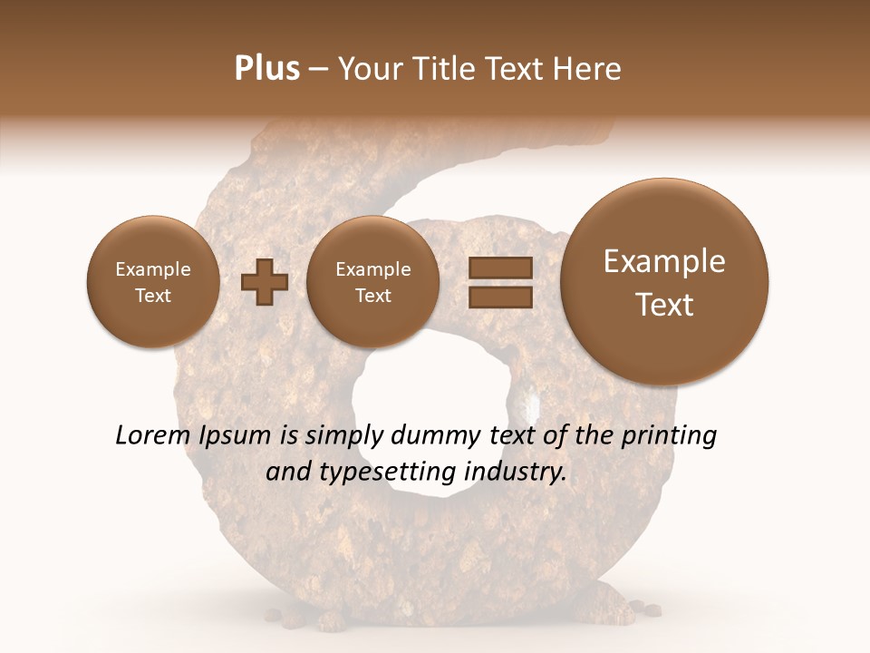 Text Dirty Five PowerPoint Template