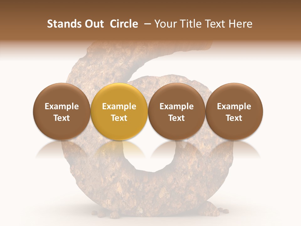 Text Dirty Five PowerPoint Template