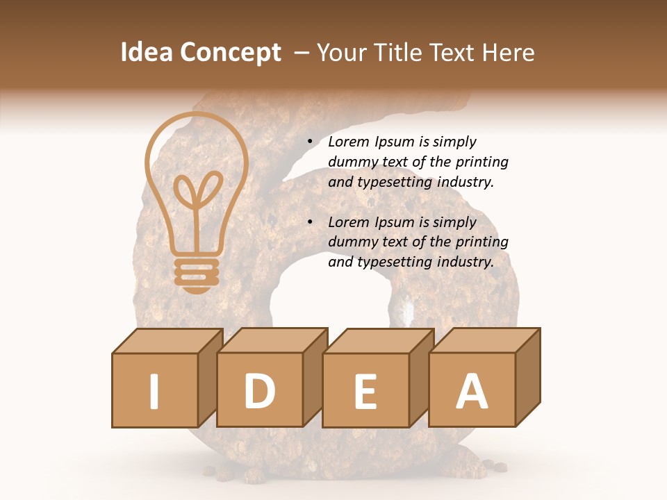 Text Dirty Five PowerPoint Template