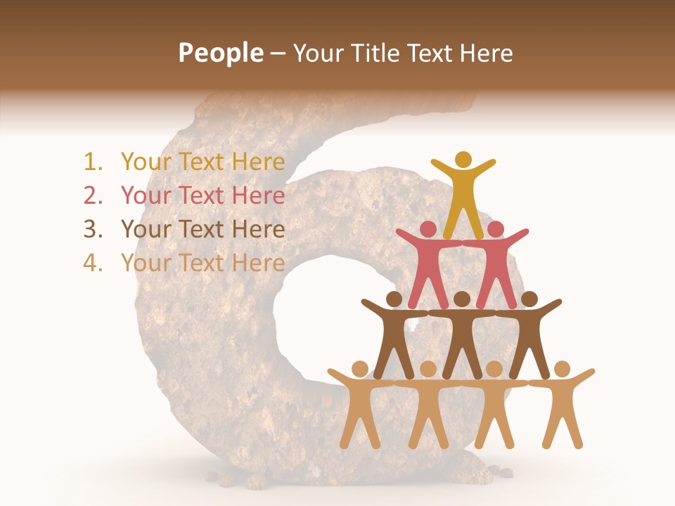 Text Dirty Five PowerPoint Template