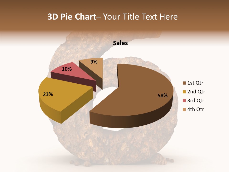 Text Dirty Five PowerPoint Template