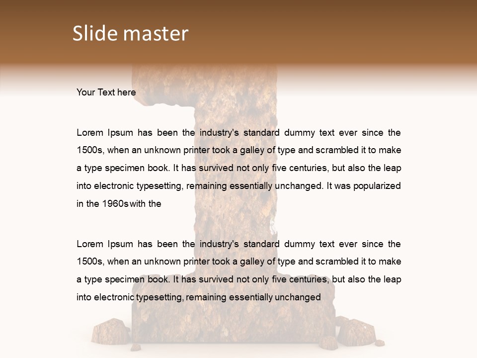 Communication Texture Three PowerPoint Template