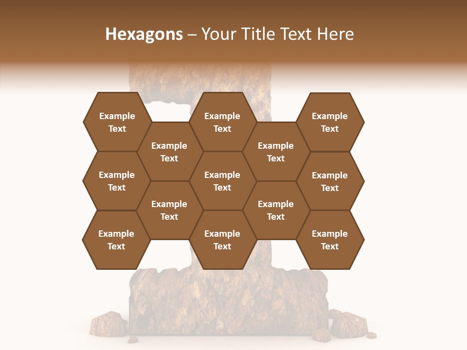 Communication Texture Three PowerPoint Template