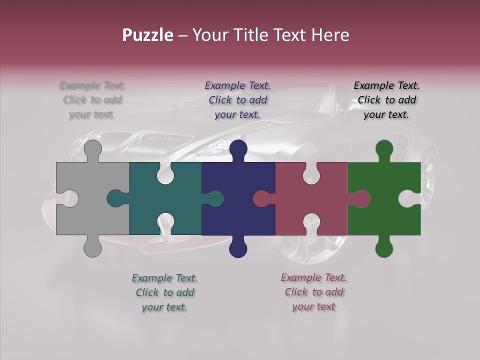 Electric Car Auto Project PowerPoint Template