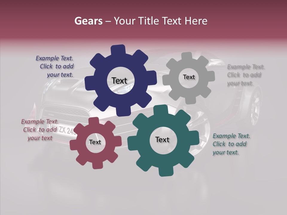 Electric Car Auto Project PowerPoint Template