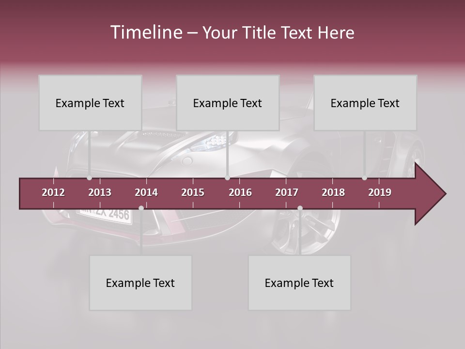 Electric Car Auto Project PowerPoint Template