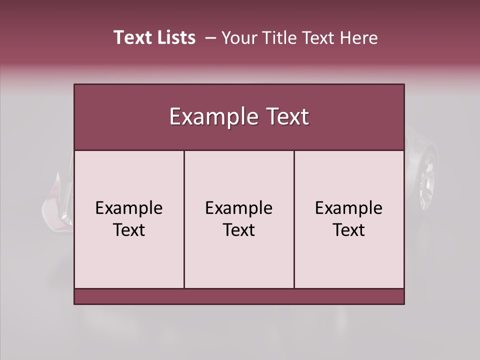 Electric Car Auto Project PowerPoint Template