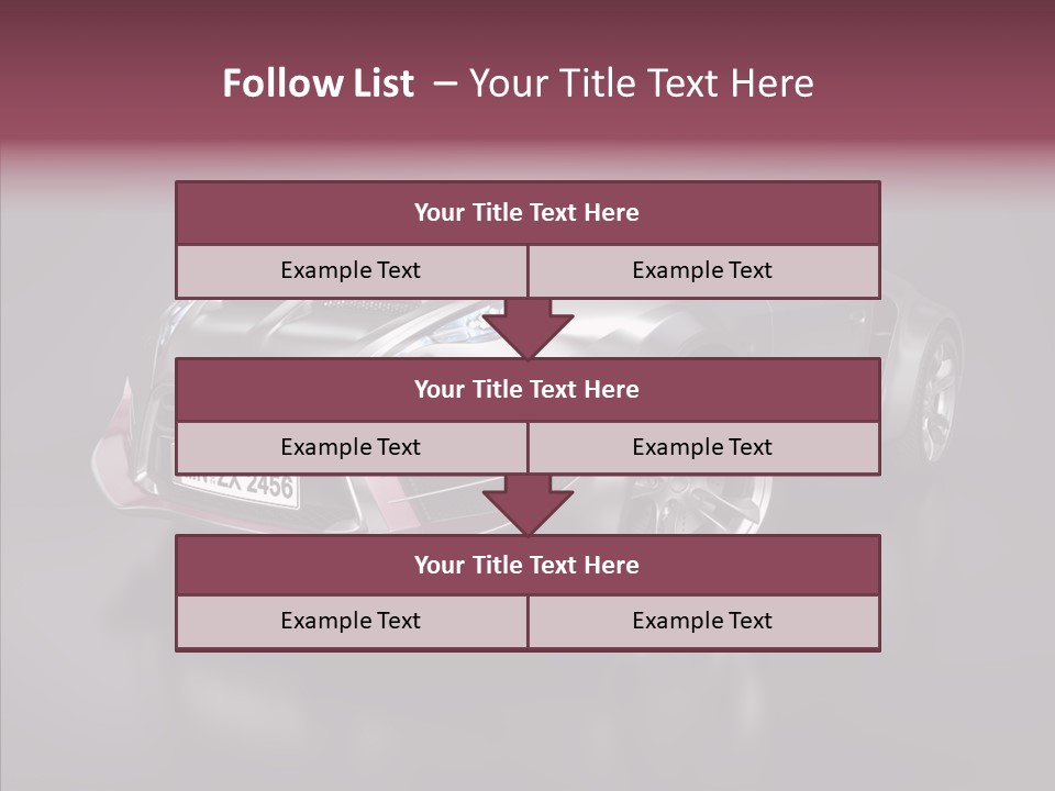 Electric Car Auto Project PowerPoint Template