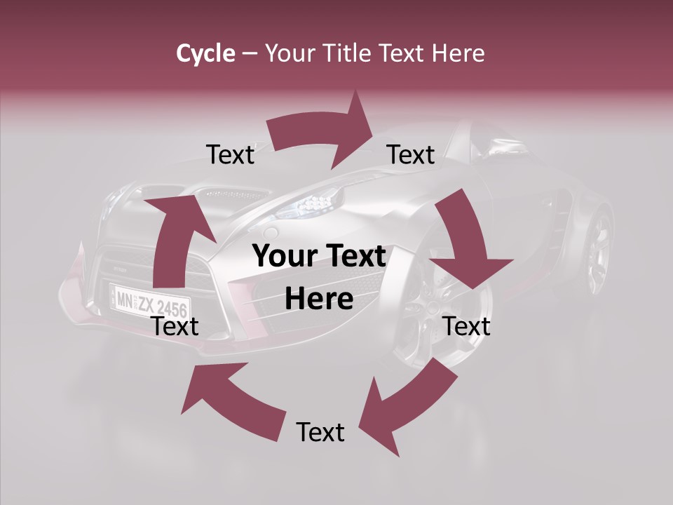 Electric Car Auto Project PowerPoint Template