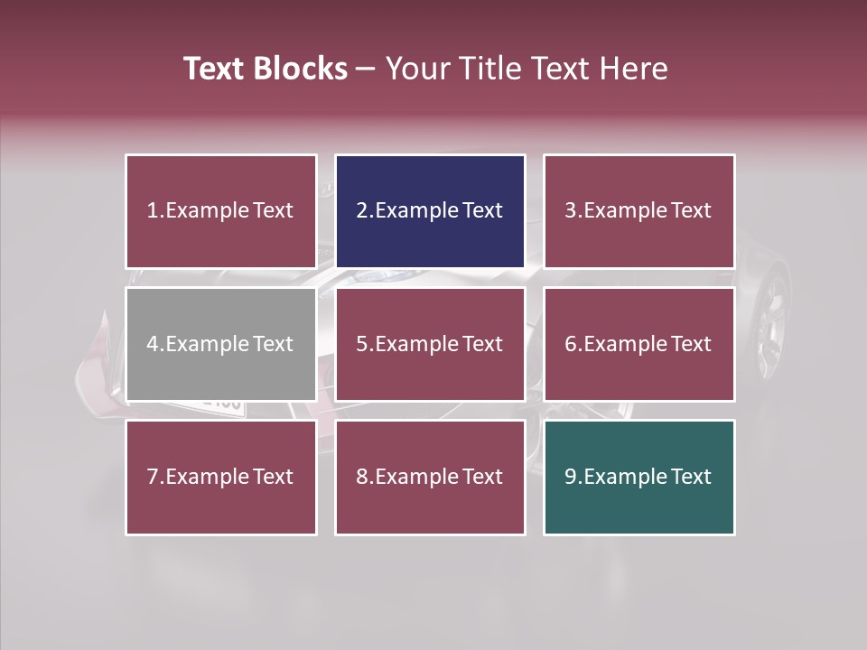 Electric Car Auto Project PowerPoint Template