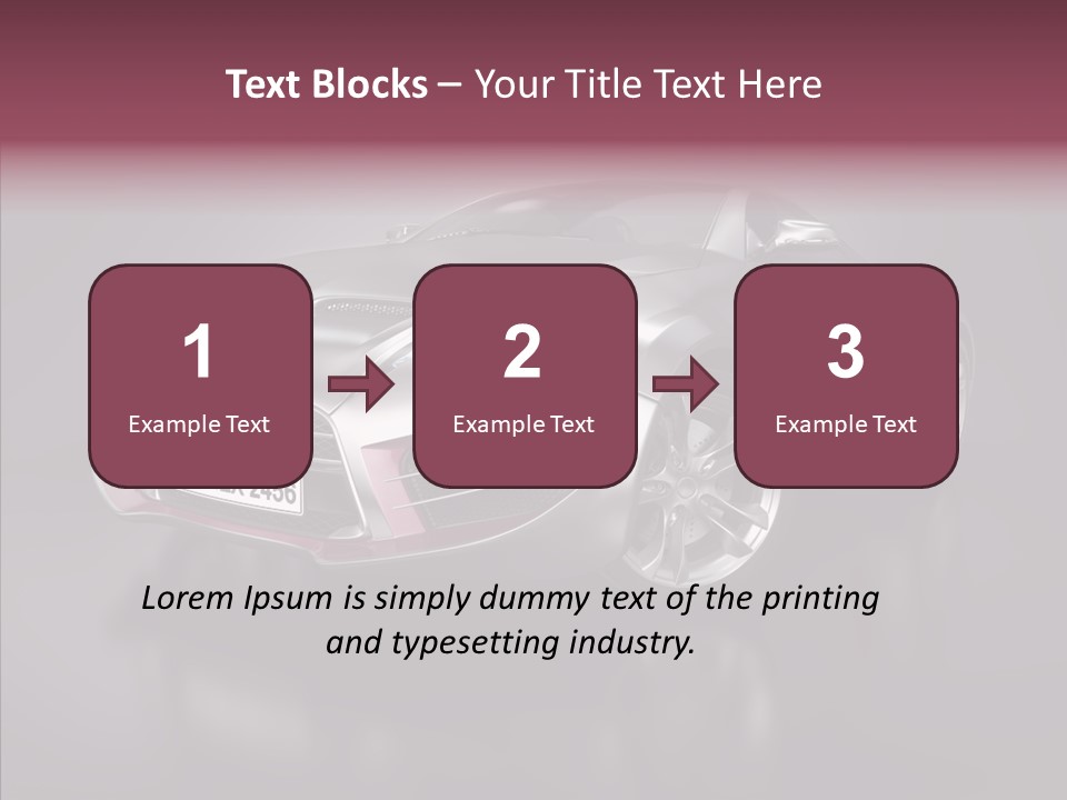Electric Car Auto Project PowerPoint Template