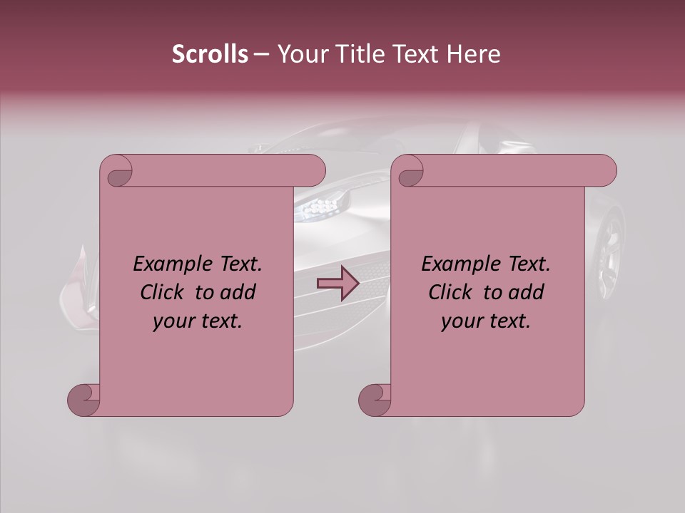 Electric Car Auto Project PowerPoint Template