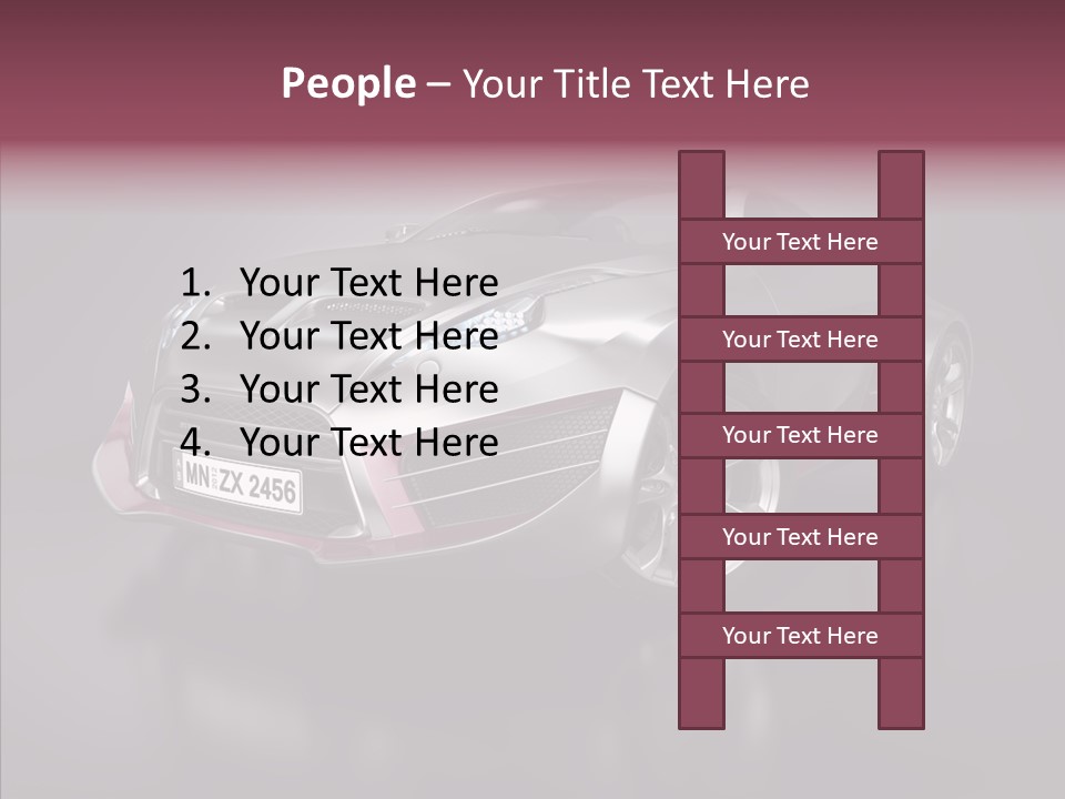 Electric Car Auto Project PowerPoint Template