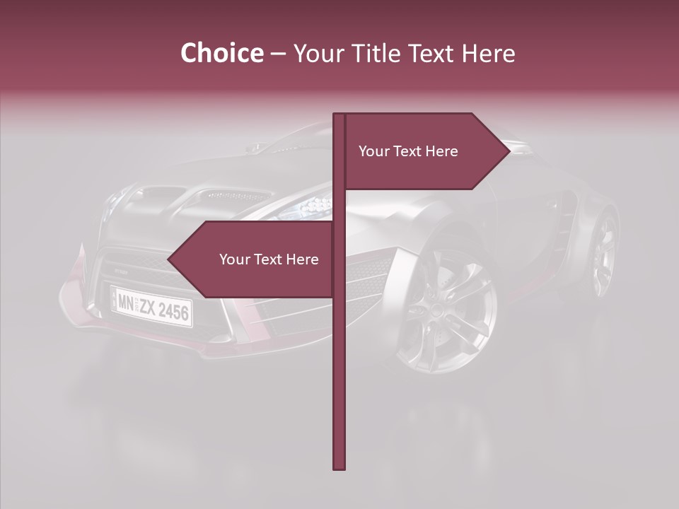 Electric Car Auto Project PowerPoint Template