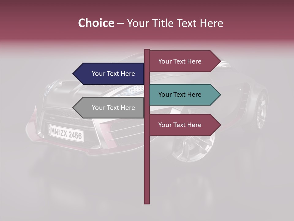 Electric Car Auto Project PowerPoint Template