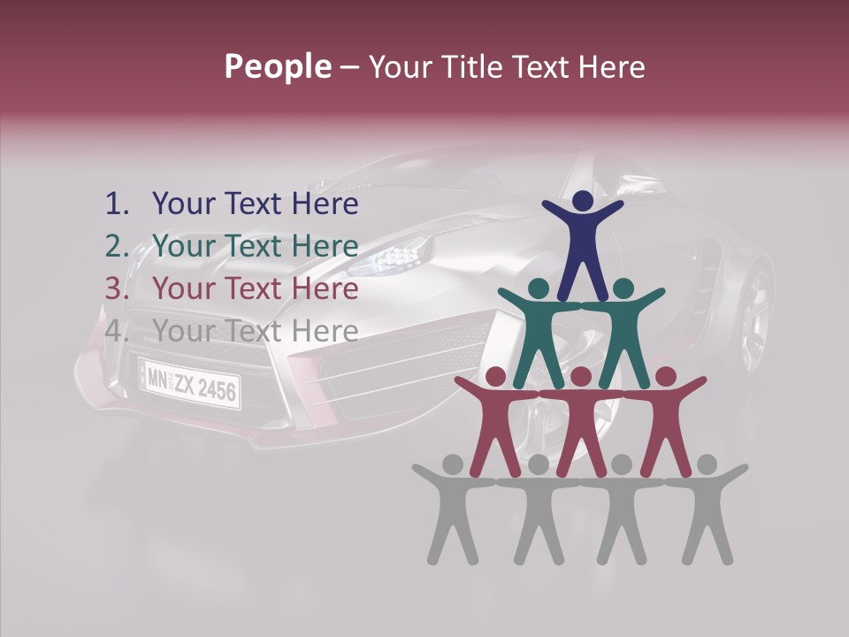 Electric Car Auto Project PowerPoint Template