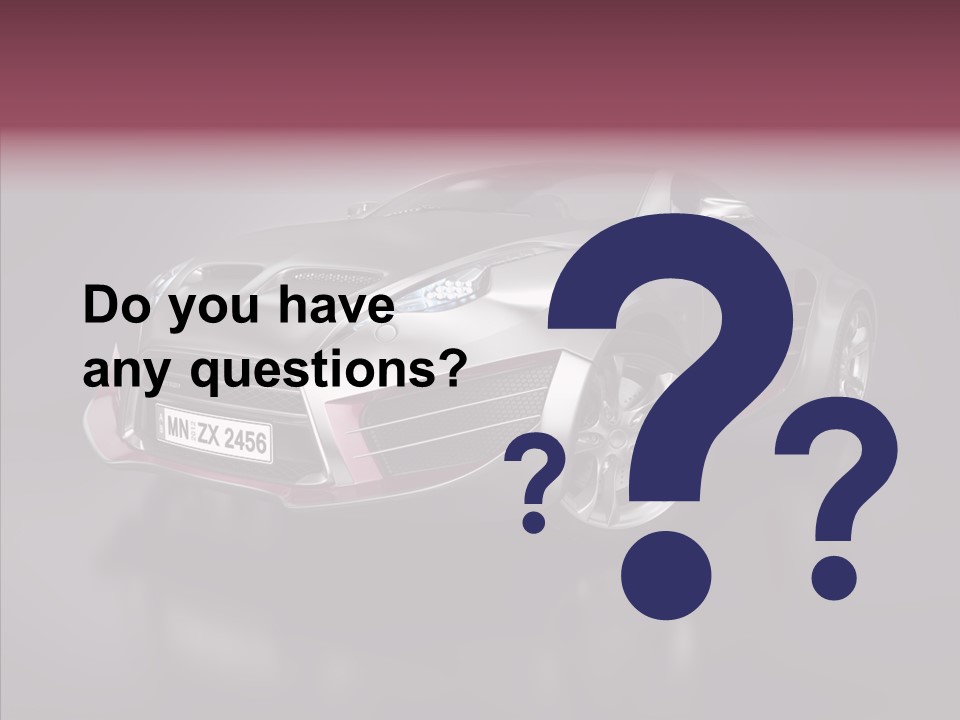 Electric Car Auto Project PowerPoint Template