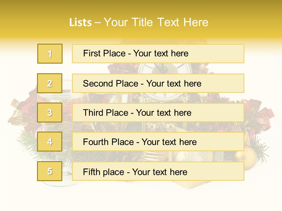 Wine Christmas Ball PowerPoint Template