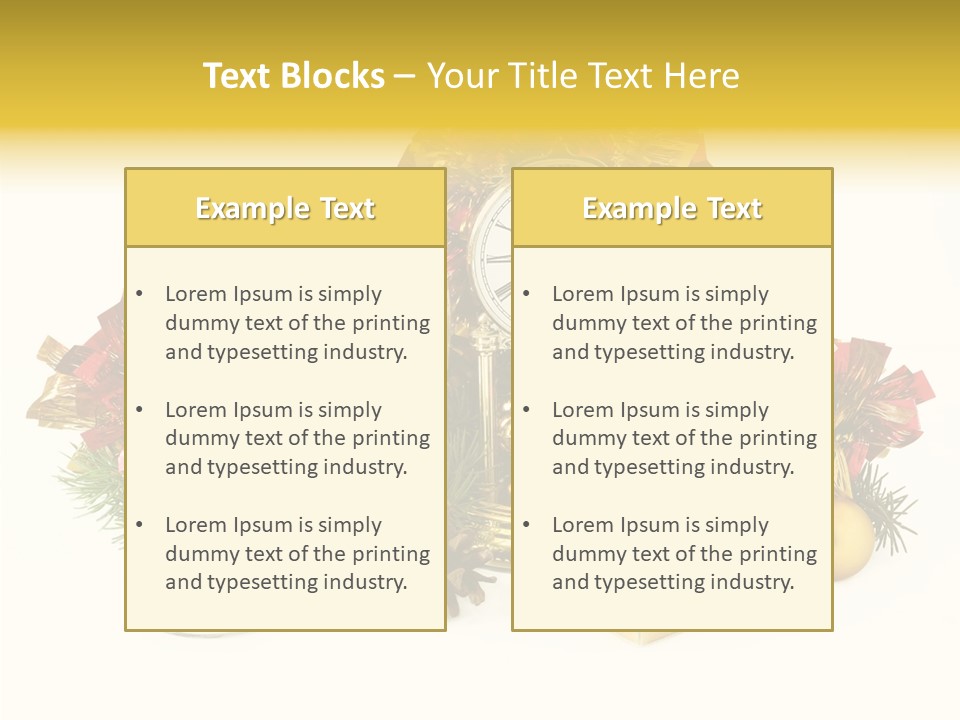 Wine Christmas Ball PowerPoint Template