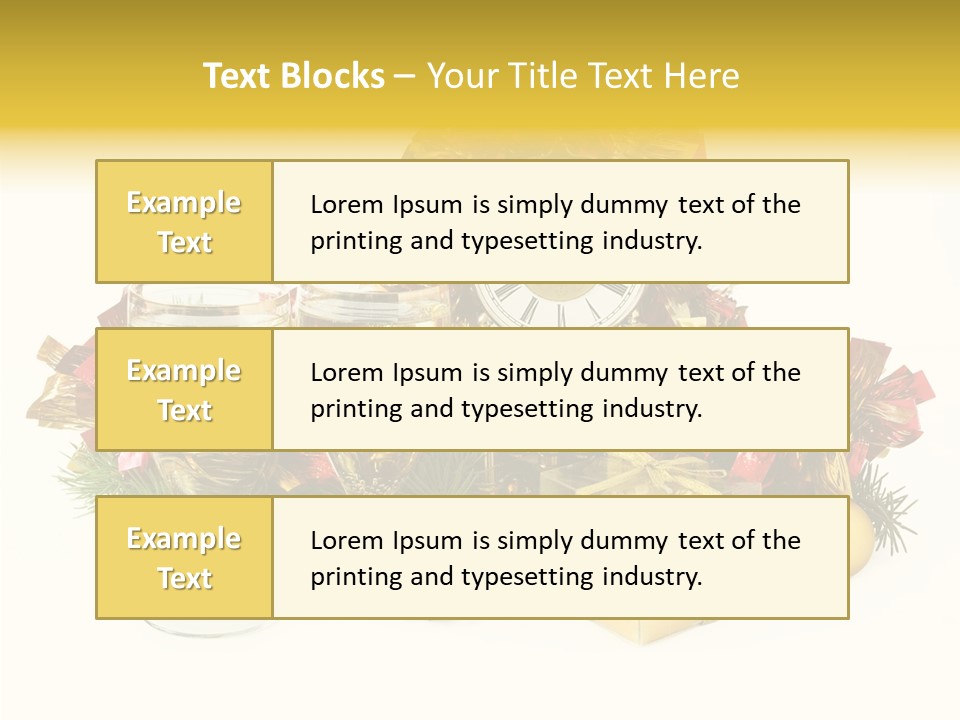 Wine Christmas Ball PowerPoint Template