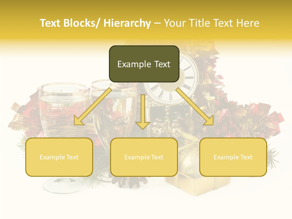 Wine Christmas Ball PowerPoint Template