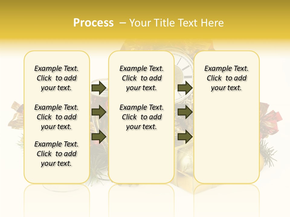 Wine Christmas Ball PowerPoint Template