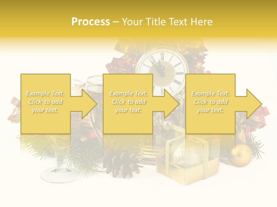 Wine Christmas Ball PowerPoint Template