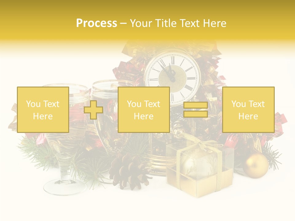 Wine Christmas Ball PowerPoint Template