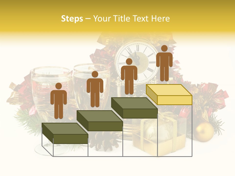 Wine Christmas Ball PowerPoint Template