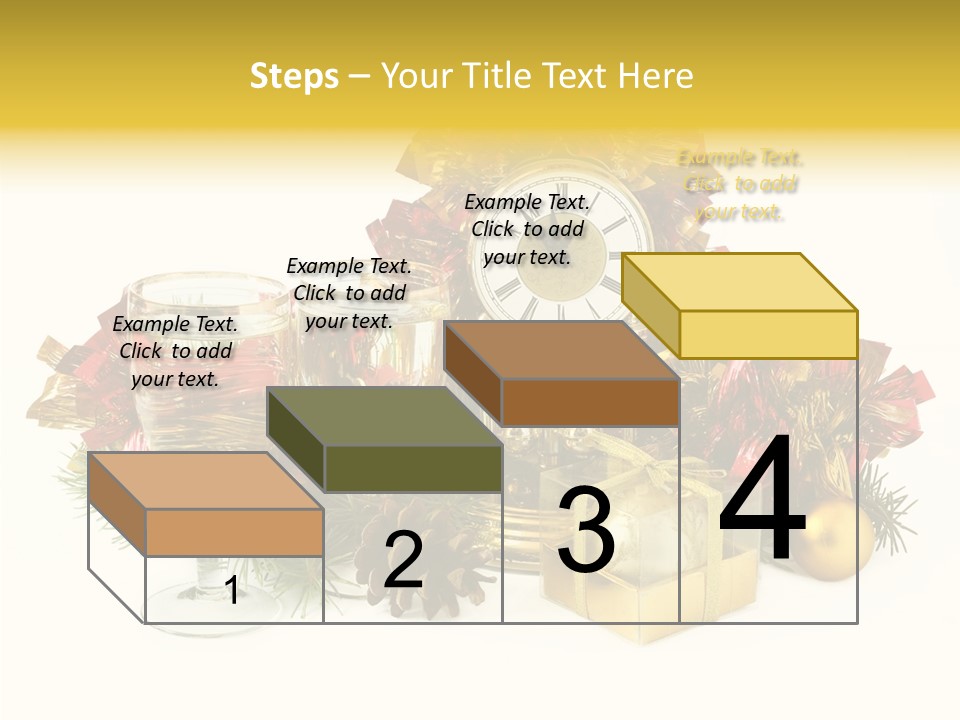 Wine Christmas Ball PowerPoint Template