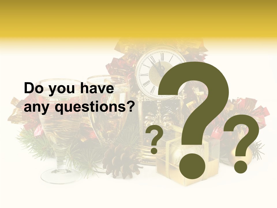 Wine Christmas Ball PowerPoint Template