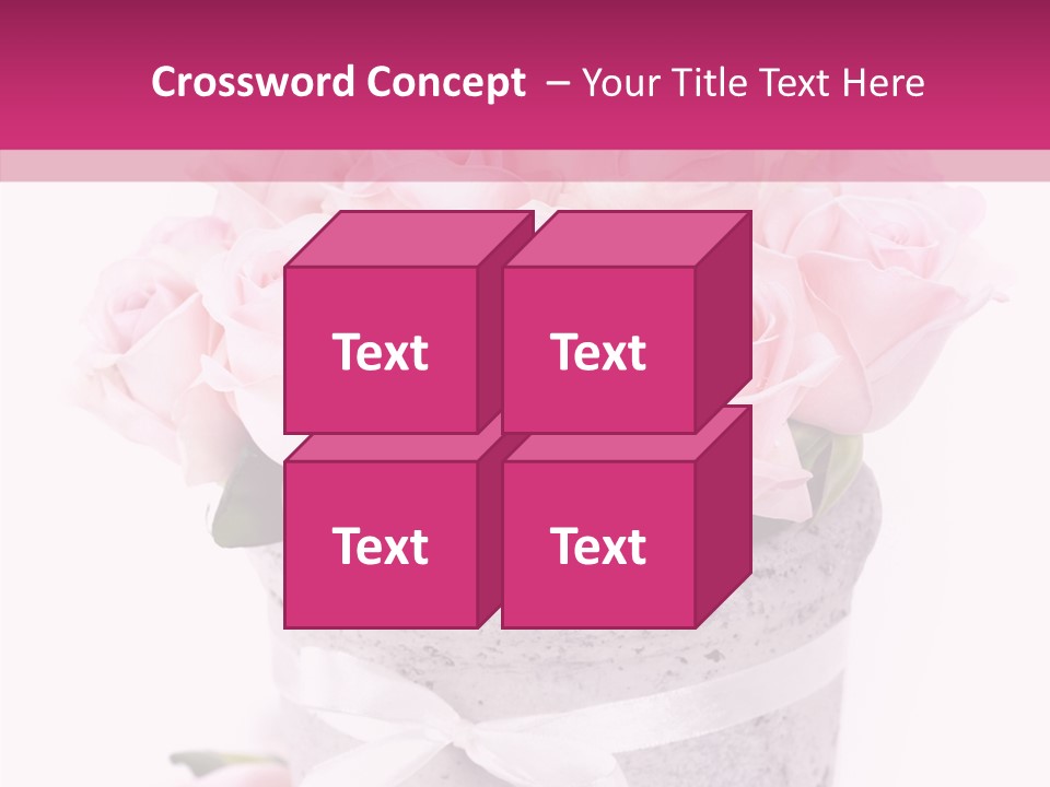 Bouquet Petal Flower PowerPoint Template