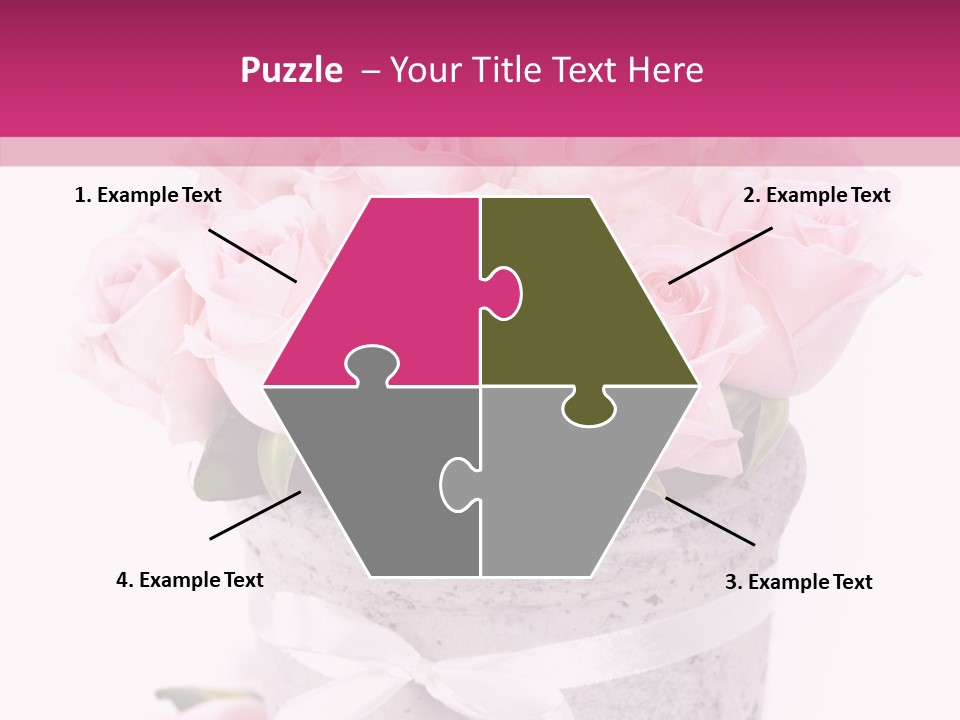 Bouquet Petal Flower PowerPoint Template