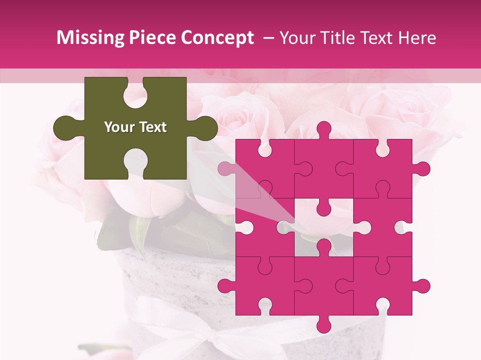 Bouquet Petal Flower PowerPoint Template