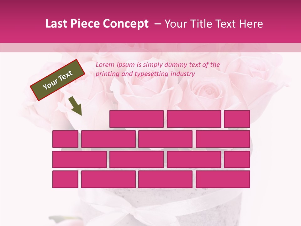 Bouquet Petal Flower PowerPoint Template