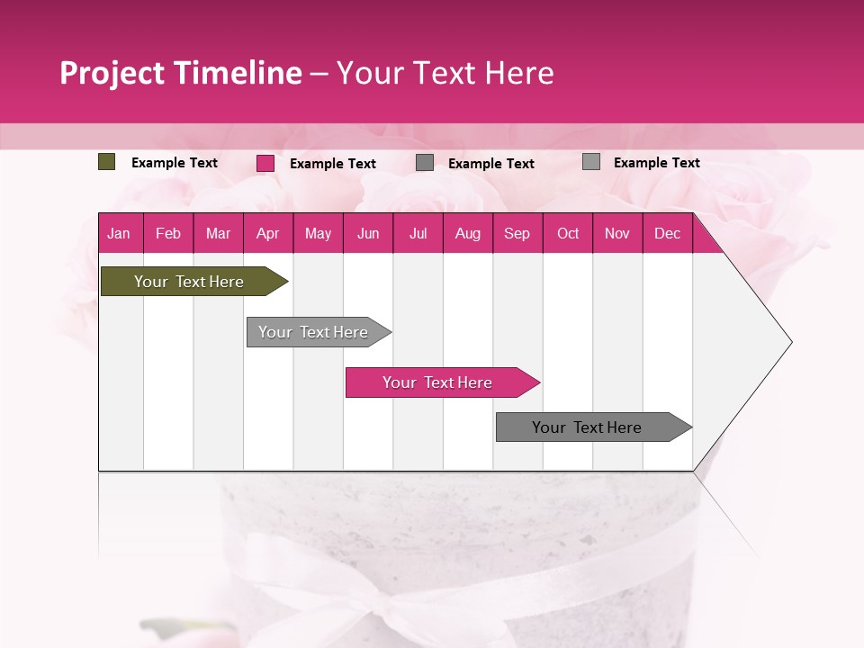 Bouquet Petal Flower PowerPoint Template