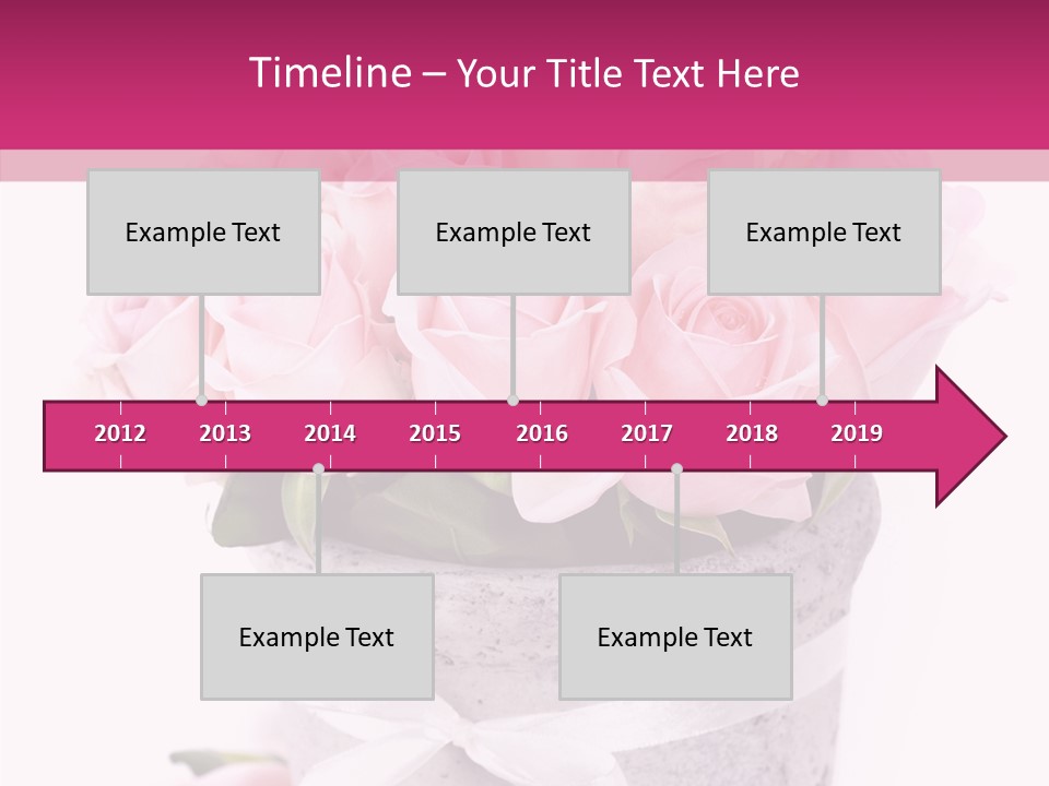 Bouquet Petal Flower PowerPoint Template