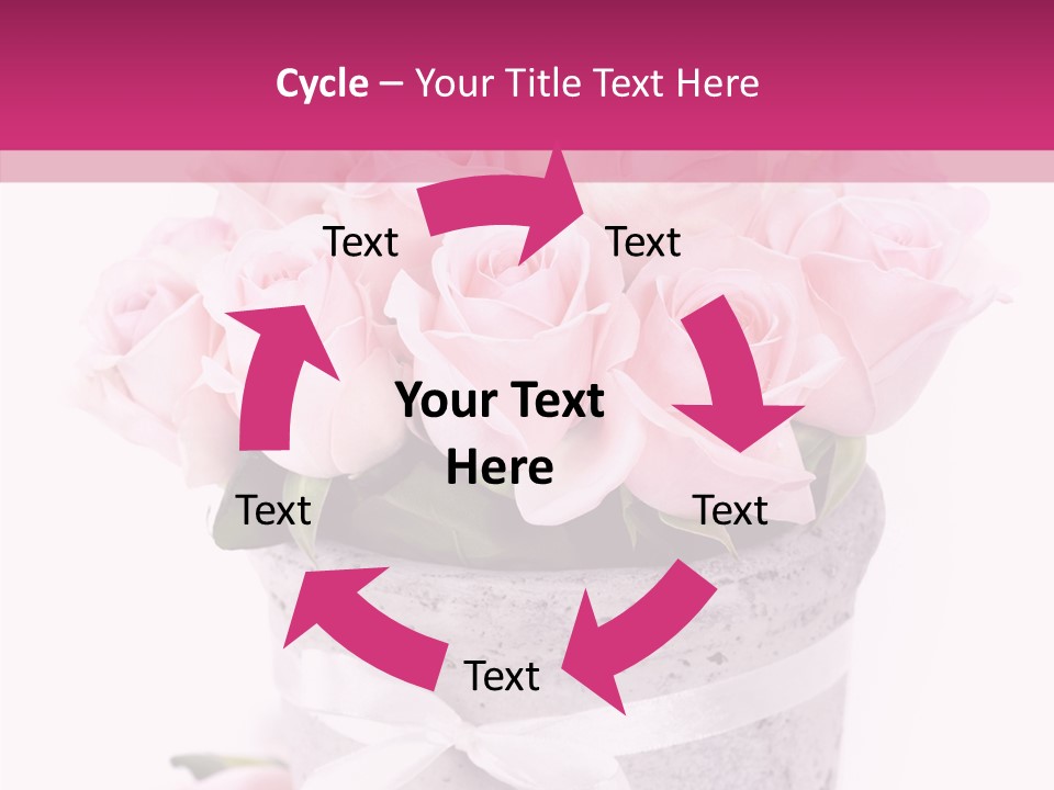 Bouquet Petal Flower PowerPoint Template