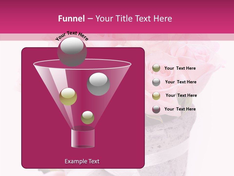 Bouquet Petal Flower PowerPoint Template