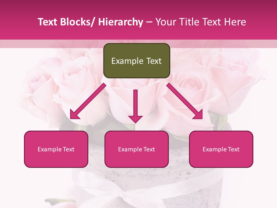 Bouquet Petal Flower PowerPoint Template