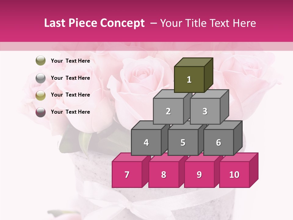 Bouquet Petal Flower PowerPoint Template