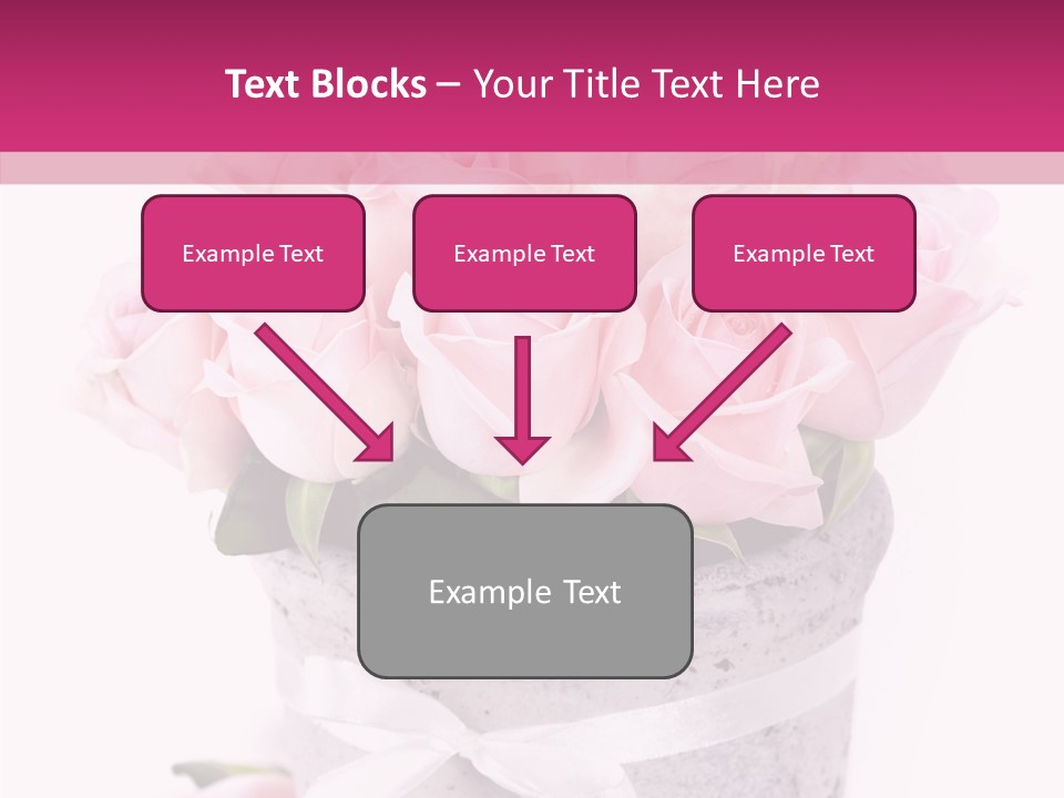 Bouquet Petal Flower PowerPoint Template